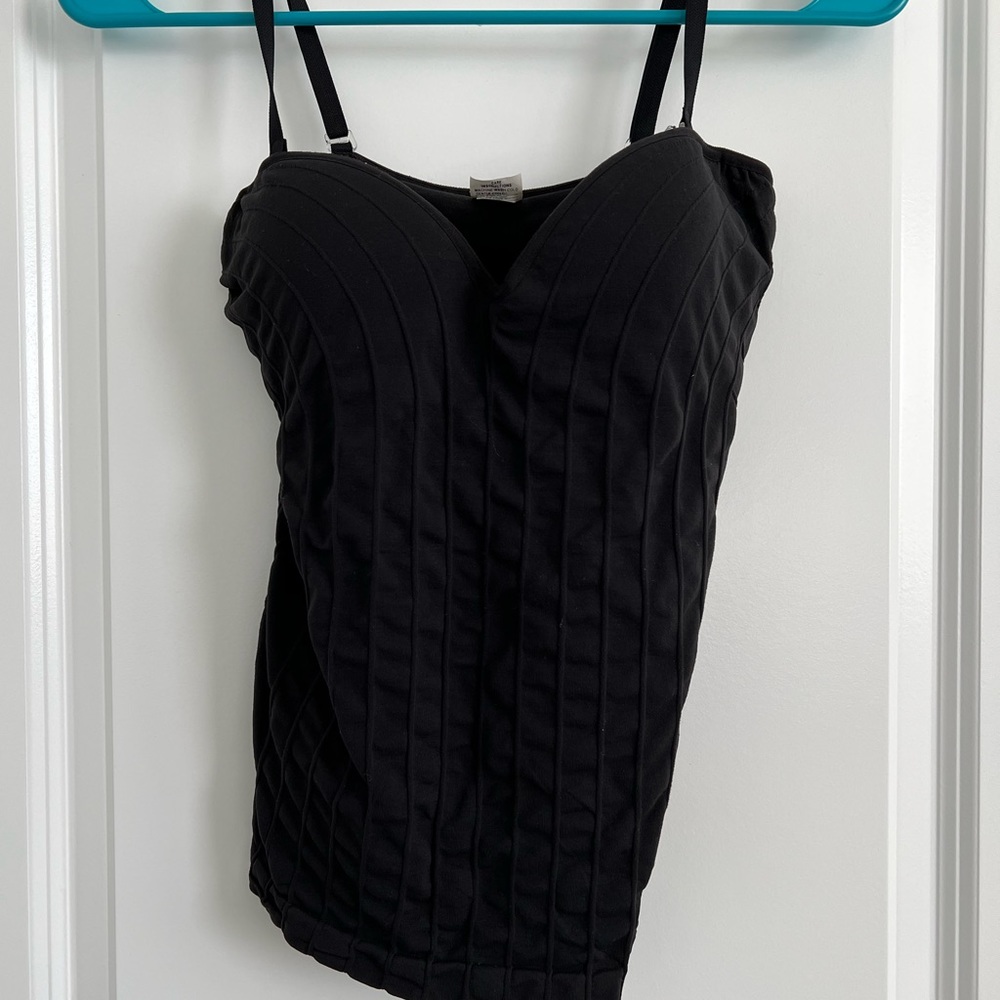 VS Push-up crop top - black